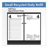 Recycled Desk Calendar Refill, 3.5 X 6, White, 2021