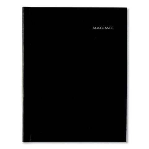 Hardcover Weekly Appointment Book, 11 X 8, Black, 2022