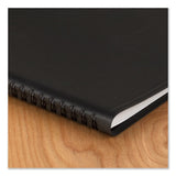 Open-schedule Weekly Appointment Book, 8.75 X 7, Black, 2021