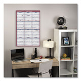 Vertical-horizontal Wall Calendar, 24 X 36, 2022