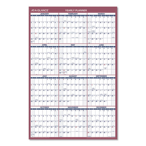 Vertical-horizontal Wall Calendar, 24 X 36, 2022