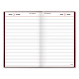 Standard Diary Daily Diary, Recycled, Red, 12.13 X 7.69, 2022