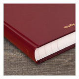 Standard Diary Recycled Daily Journal, Red, 12.13 X 7.69, 2022