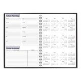 Monthly Planner, 12 X 8, Black Two-piece Cover, 2020-2021