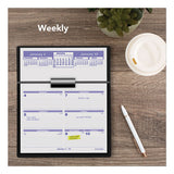 Flip-a-week Desk Calendar And Base, 7 X 5.5, White, 2021