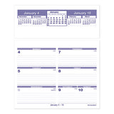 Flip-a-week Desk Calendar Refill, 7 X 6, White, 2021