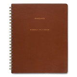 Signature Collection Academic Planner, 11.5 X 8, Distressed Brown, 2021-2022