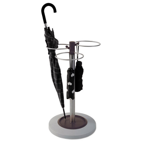 Flower Umbrella Stand, 13.75w X 13.75d X 25.5h, Black-silver