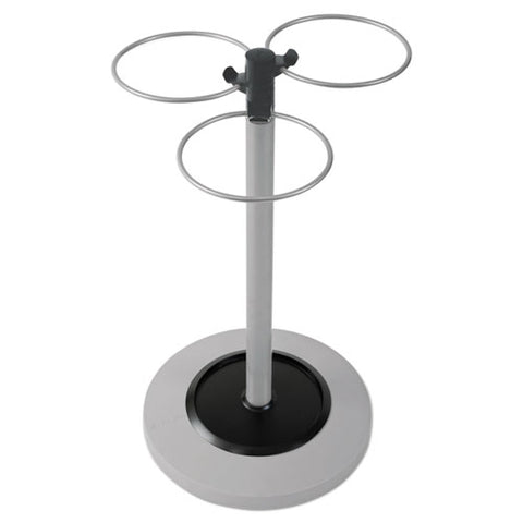 Flower Umbrella Stand, 13.75w X 13.75d X 25.5h, Black-silver