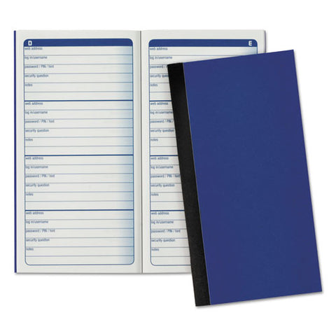 Password Journal, 3 1-4 X 6 1-4, 192 Entries