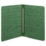 Pressboard Report Cover, Prong Clip, Letter, 3" Capacity, Dark Green