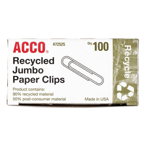 Paper Clips, Jumbo, Silver, 1,000-pack