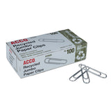 Paper Clips, Jumbo, Silver, 1,000-pack