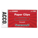 Paper Clips, Jumbo, Silver, 1,000-pack