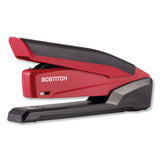 Inpower Spring-powered Desktop Stapler, 20-sheet Capacity, Red