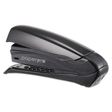 Inspire Spring-powered Full-strip Stapler, 20-sheet Capacity, Black