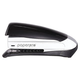 Inspire Premium Spring-powered Full-strip Stapler, 20-sheet Capacity, Black-silver