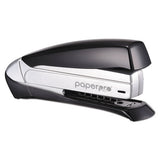 Inspire Premium Spring-powered Full-strip Stapler, 20-sheet Capacity, Black-silver