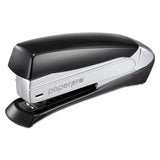 Inspire Premium Spring-powered Full-strip Stapler, 20-sheet Capacity, Black-silver