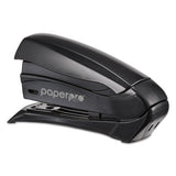 Inspire Spring-powered Half-strip Compact Stapler, 15-sheet Capacity, Black