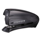 Inspire Spring-powered Half-strip Compact Stapler, 15-sheet Capacity, Black