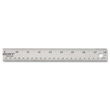 Stainless Steel Office Ruler With Non Slip Cork Base, 18"