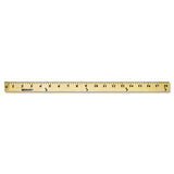 Wood Yardstick With Metal Ends, 36"