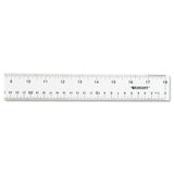 See Through Acrylic Ruler, 18", Clear