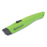 Safety Ceramic Blade Box Cutter, 5.5", Green