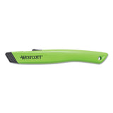 Safety Ceramic Blade Box Cutter, 5.5", Green