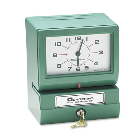 Model 150 Analog Automatic Print Time Clock With Month-date-0-23 Hours-minutes