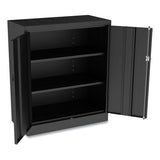 Economy Assembled Storage Cabinet, 36w X 18d X 42h, Black