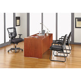 Alera Elusion Series Mesh High-back Multifunction Chair, Supports Up To 275 Lbs, Black Seat-black Back, Black Base