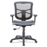 Alera Elusion Series Mesh Mid-back Swivel-tilt Chair, Supports Up To 275 Lb, 17.9" To 21.6" Seat Height, Black