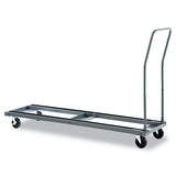 Chair And Table Cart, 20.86w X 50.78 To 72.04d, Black