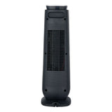 Ceramic Heater Tower With Remote Control, 7.17" X 7.17" X 22.95", Black