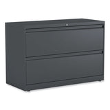 Lateral File, 2 Legal/letter-size File Drawers, Charcoal, 42" X 18.63" X 28"