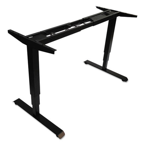 Adaptivergo 3-stage Electric Table Base W-memory Controls, 25" To 50.7", Black