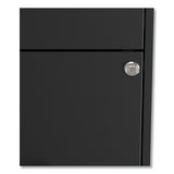 Soho Vertical File Cabinet, 2 Drawers: File-file, Letter, Black, 14" X 18" X 24.1"