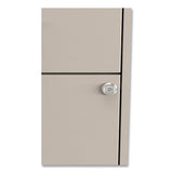 Soho Vertical File Cabinet, 2 Drawers: File-file, Letter, Putty, 14" X 18" X 24.1"