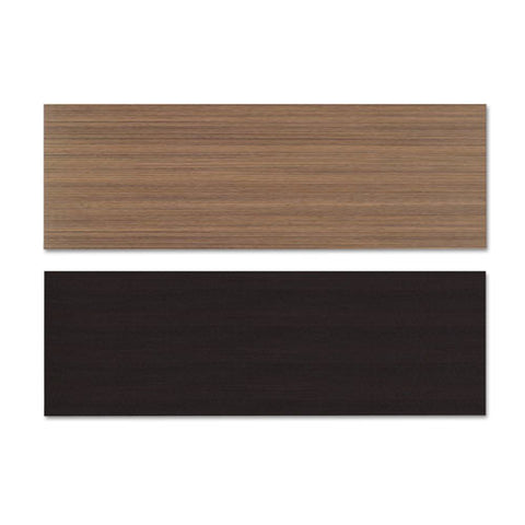 Reversible Laminate Table Top, Rectangular, 71 1-2w X 23 5-8d, Espresso-walnut