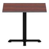 Reversible Laminate Table Top, Square, 35 3-8w X 35 3-8d, Medium Cherry-mahogany