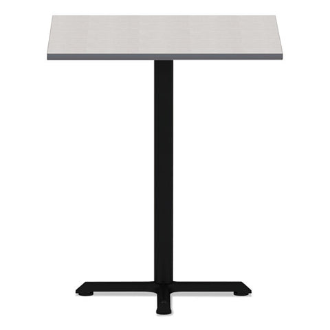 Reversible Laminate Table Top, Square, 35 3-8w X 35 3-8d, White-gray