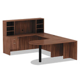 Alera Valencia Series Credenza Shell, 70.88w X 23.63d X 29.5h, Modern Walnut