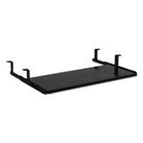 Alera Valencia Series Underdesk Keyboard-mouse Shelf, 28w X 12d, Black