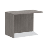 Alera Valencia Series Reversible Return/bridge Shell, 42w X 23.63d X 29.5h, Gray