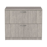 Alera Valencia Series Lateral File, 2 Legal/letter-size File Drawers, Gray, 34" X 22.75" X 29.5"