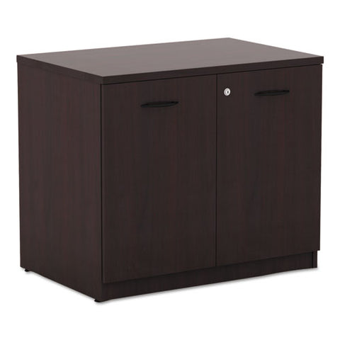 Alera Valencia Series Storage Cabinet, 34 1-8w X 22 7-8d X 29 1-2h, Mahogany