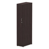 Alera Valencia Series Wardrobe, 11 7-8w X 22 7-8d X 65h, Espresso