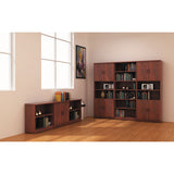 Alera Valencia Series Bookcase, Two-shelf, 31 3-4w X 14d X 29 1-2h, Med Cherry